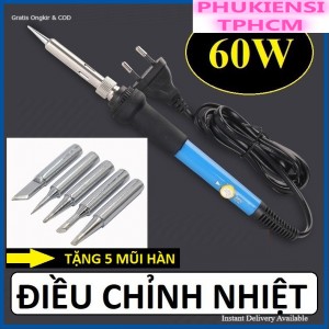 Mỏ Hàn Chỉnh Nhiệt Độ Máy Hàn 220V 60W