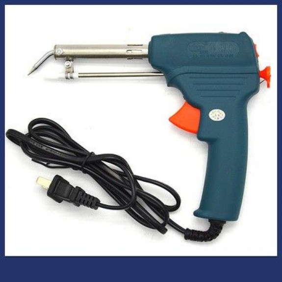 Mỏ Hàn Xung Đầu  Tự Động Đẩy Thiếc Hàn ( Combo mỏ hàn + thiếc + hút thiếc hàn) ( 80w)
